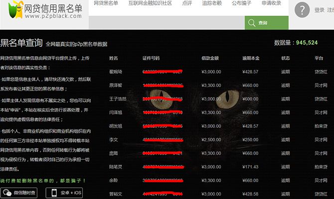 为何会变成“网黑”，网贷黑名单能清掉吗？