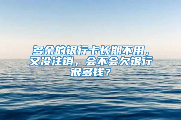 多余的银行卡长期不用，又没注销，会不会欠银行很多钱？