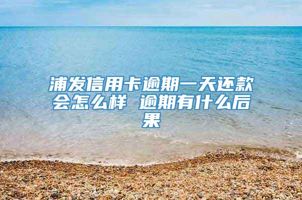 浦发信用卡逾期一天还款会怎么样 逾期有什么后果